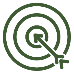 Target icon representing our mission